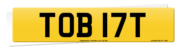 Registration number TOB 17T